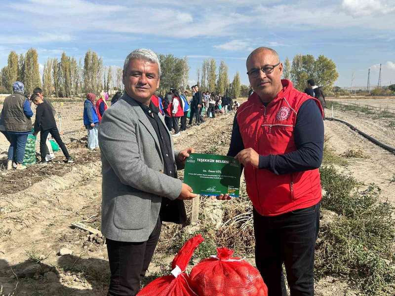 Niğde'de Gençler Tarıma Gönül Verdi: Gönüllü Hasat Projesi'nde Buluştular!