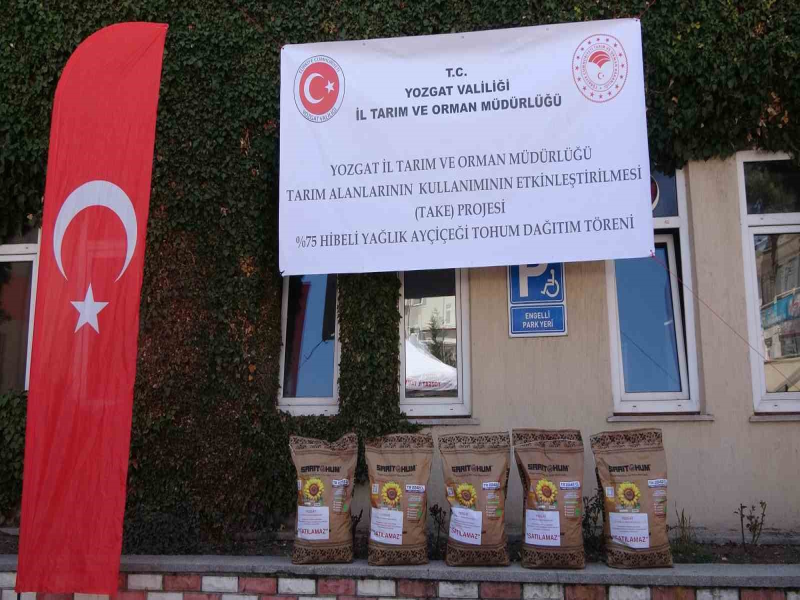 Yerli ve milli tohum desteği: Yozgat'ta 676 paket dağıtıldı.