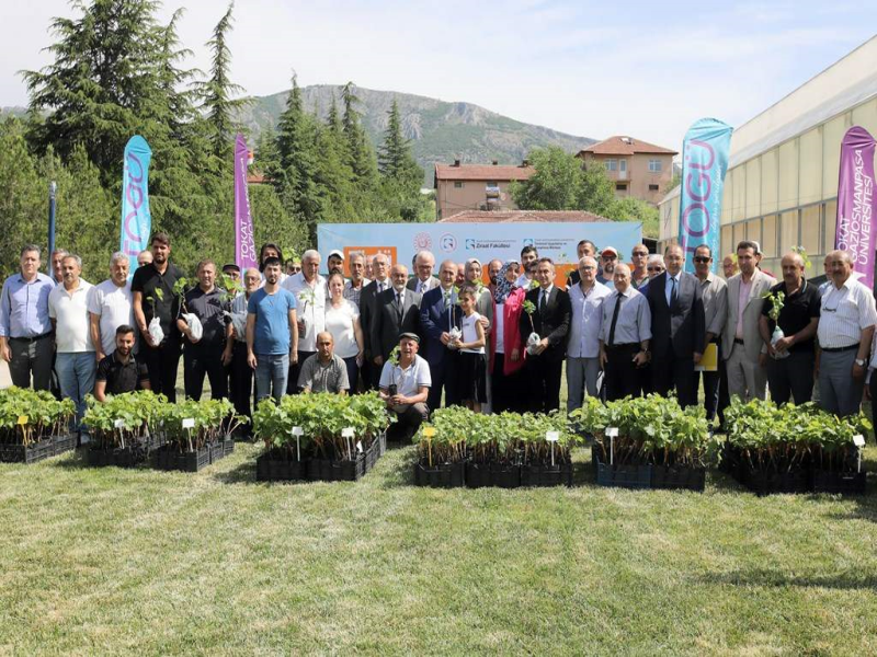 TOGÜ tüplü asma fidanları üreticiyle buluşturuldu.