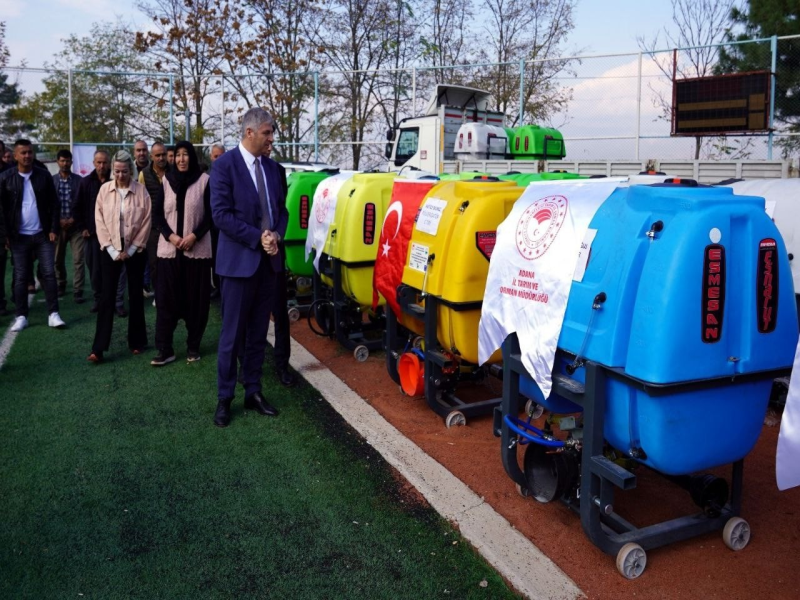 Aladağ'da Çiftçilere Yüzde 70 Hibe Desteğiyle İlaçlama Makinesi Temin Edildi