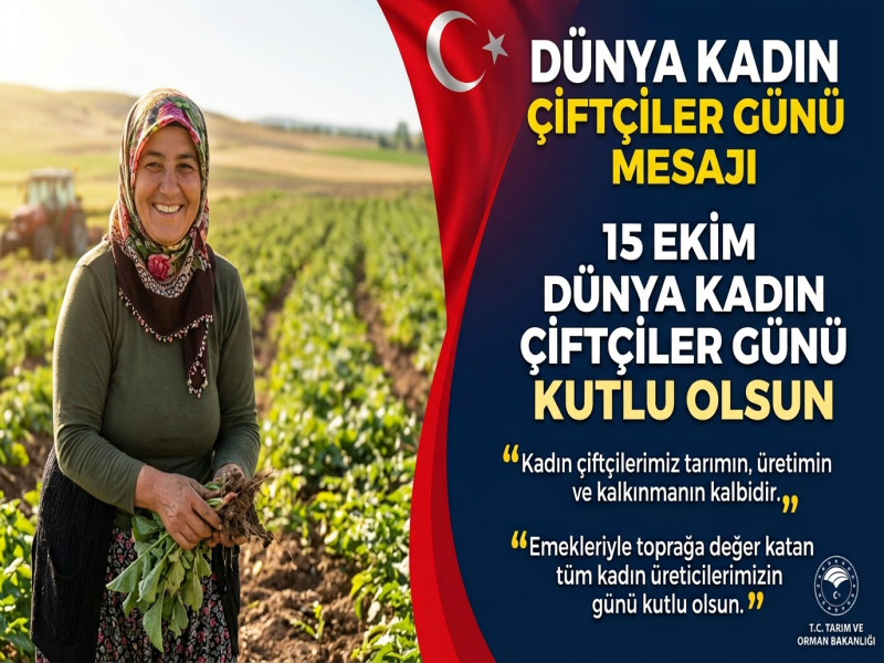Yumaklı’dan Dünya Kadın Çiftçiler Günü mesajı
