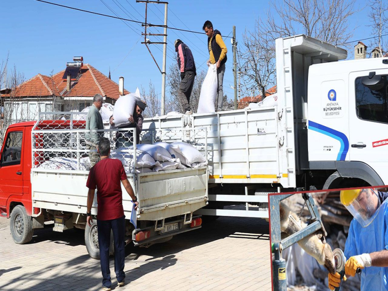 Antalya'da tarım ve hayvancılığa belediyeden can suyu!
