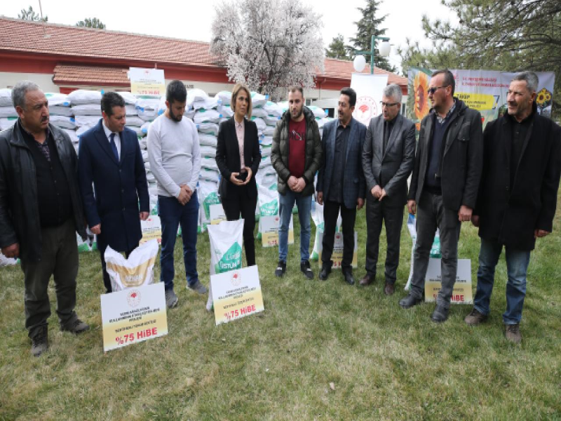 Nevşehir’de çiftçilere 22 ton tohumluk kuru fasulye dağıtımı yapıldı