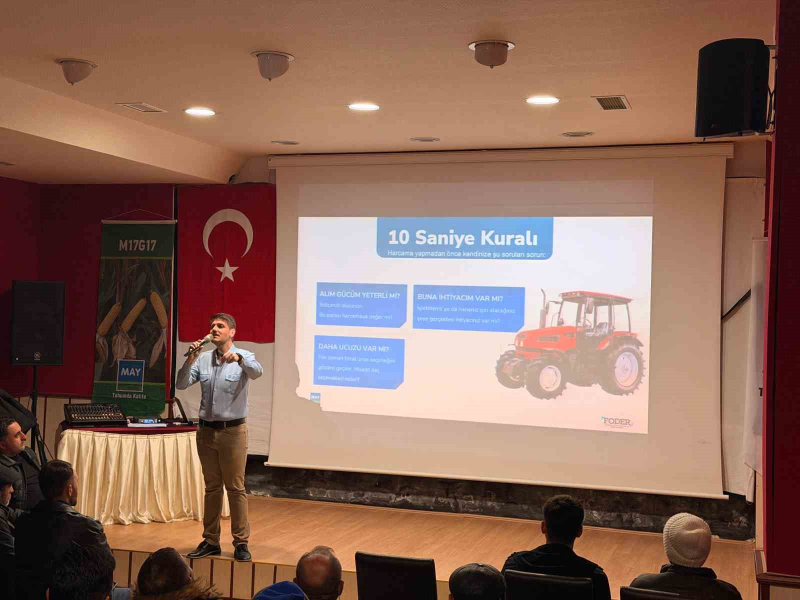 MAY Tohum’dan çiftçiye eğitim desteği verildi     